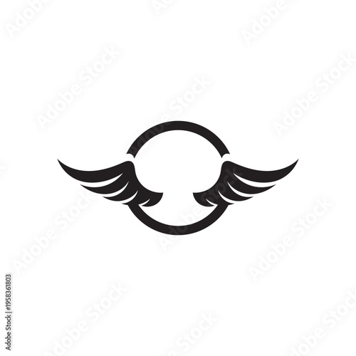 Wing illustration logo and symbol vector