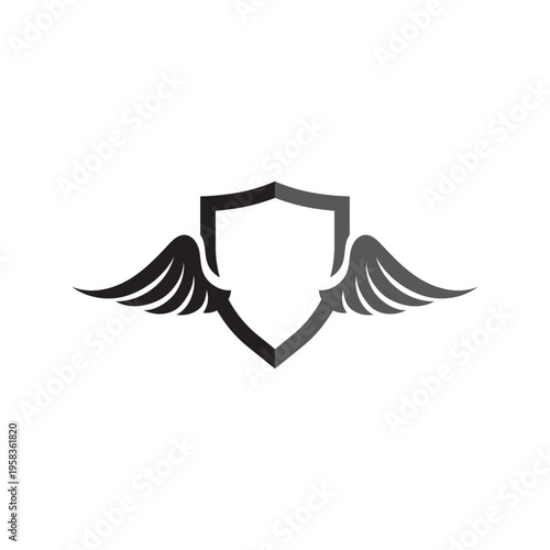 Wing illustration logo and symbol vector