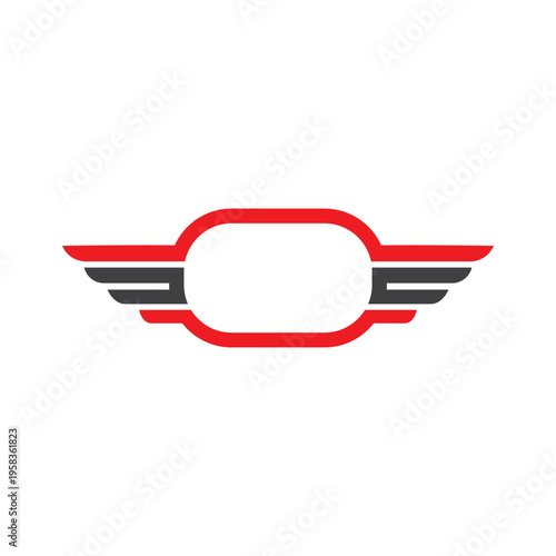 Wing illustration logo and symbol vector