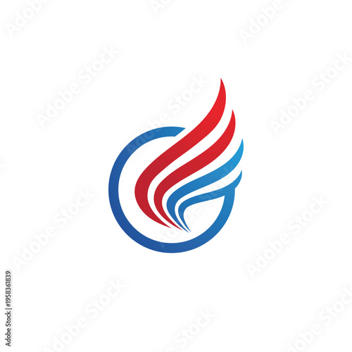 Wing illustration logo and symbol vector