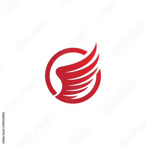 Wing illustration logo and symbol vector