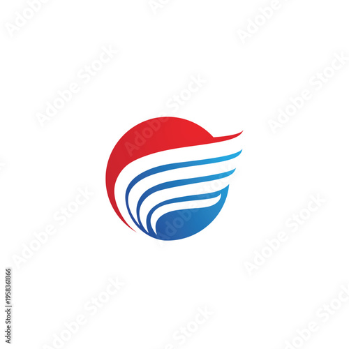 Wing illustration logo and symbol vector