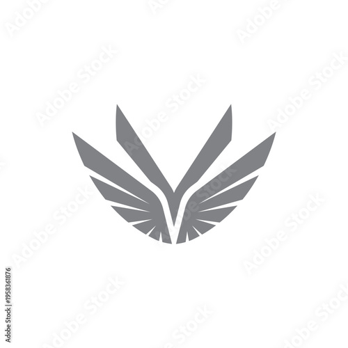 Wing illustration logo and symbol vector