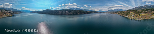 panorama of lake Millstätter See 