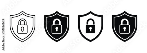 Prevention icon set, multiple style collection featuring safety, protection, healthcare, warning, and shield symbols, clean modern vector design for apps, UI, and infographics.