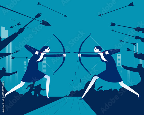 Trade and war. Business strategy and techniques