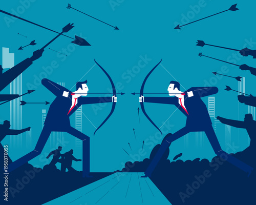 Trade and war. Business strategy and techniques