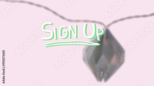 A close-up of a christmas light against a white background