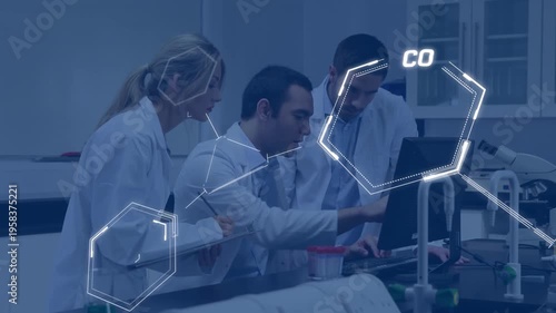 Animation of scientific data processing over diverse scientists