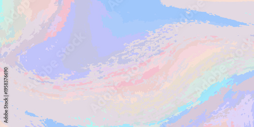 Abstract pastel swirls and blended colors create a soft dreamy texture