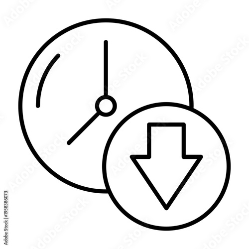 Downtime Vector Icon