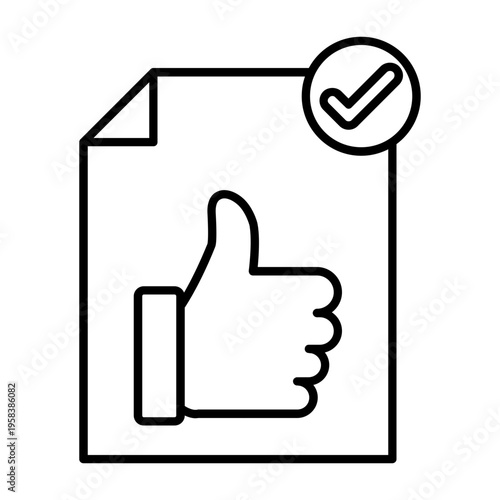 Acceptance Vector Icon