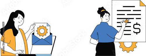 Collaboration between digital communication and financial management