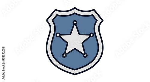 Police badge icon