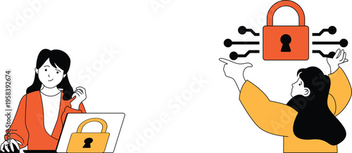 Collaborative efforts to secure digital information and privacy through teamwork