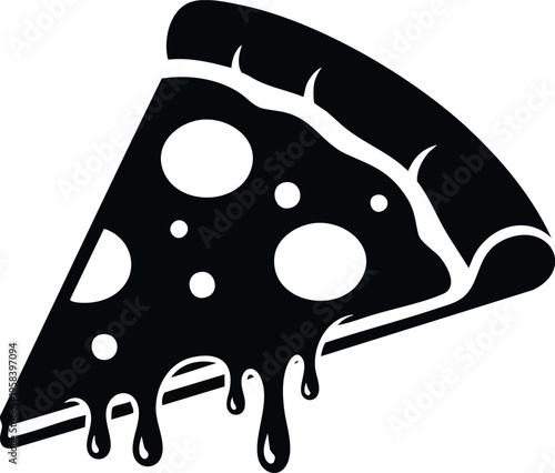 Delicious Slice of Pizza with Melting Cheese, A Mouthwatering Italian Food Icon for Culinary Delights