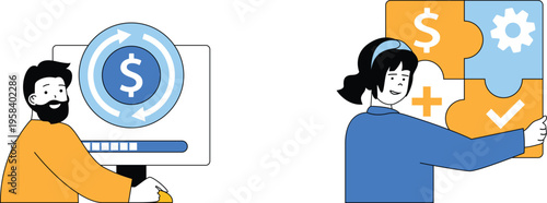 Collaborative financial planning and investment management between two professionals