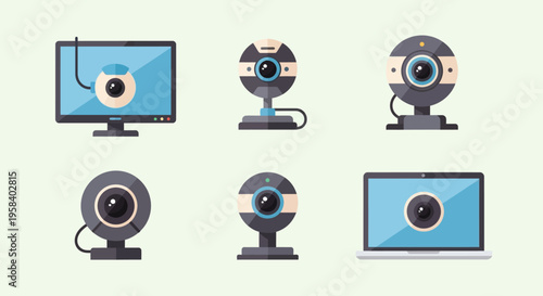 Collection of stylized leaf illustrations in various colors and outlines