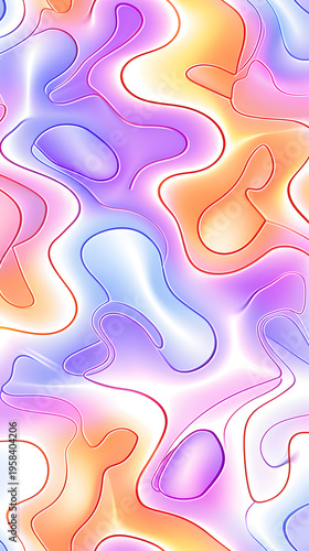 Abstract flowing liquid vibrant color background pattern