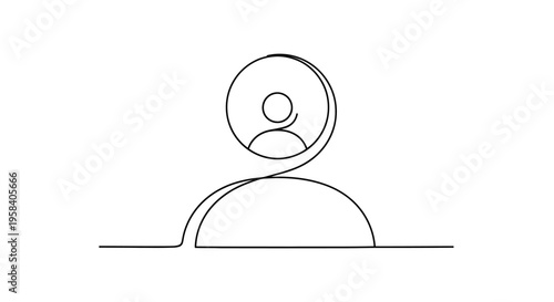Simple line drawing of a person.