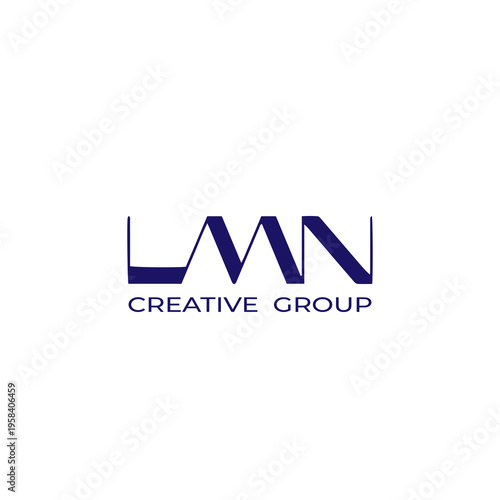 LMN Creative Group: Modern Geometric Monogram