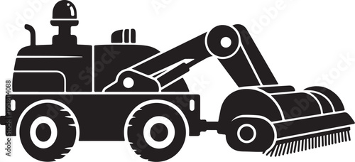 Vector street sweeper icon