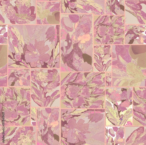 seamless floral pattern abstract floral pattern design new concept textile creative allover design repeat pattern fabric print design 
