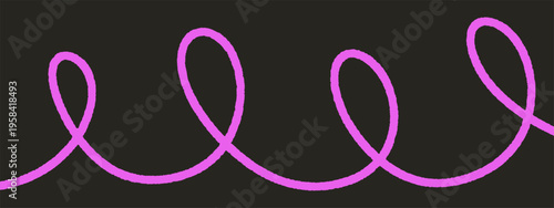 Grunge crayon squiggle with brush stroke line and doodle pen texture. Curve sketch pencil with charcoal chalk graphic and ink curvy spiral. Abstract wavy grunge with background pastel brush.