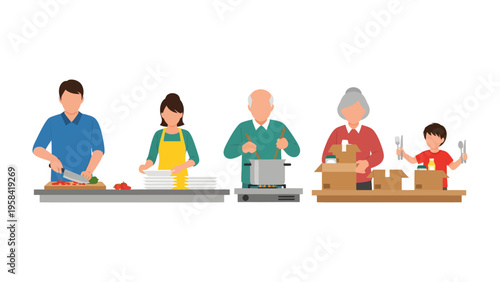 Labor Day Celebration: A group of construction workers, united in solidarity, hold up a banner proudly proclaiming Labor Day, honoring the hard work and dedication of the workforce.