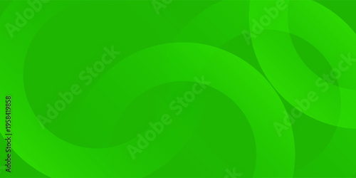 Modern eco-friendly concept background featuring dynamic lime green curves and soft shadows.