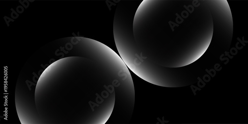 Dark minimal background featuring a glossy sphere with gentle gradient edges, symbolizing simplicity and sophistication.