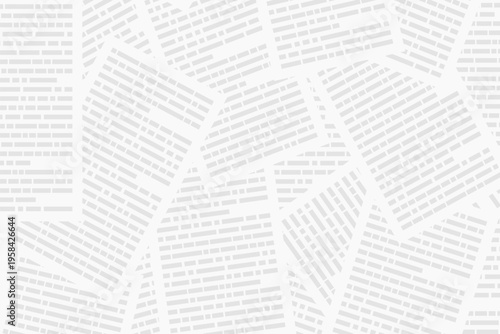 Book pages symbolic text background. Texture of vector symbolic printed pages. Newspaper column background.