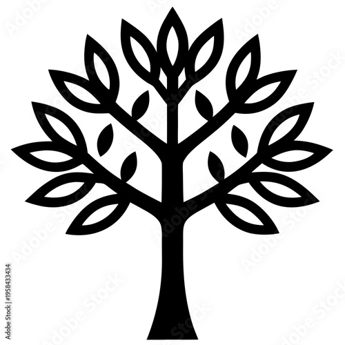 Tree Nature Silhouette Icon