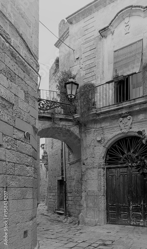 Stree in Lecce, Puglia, Italy