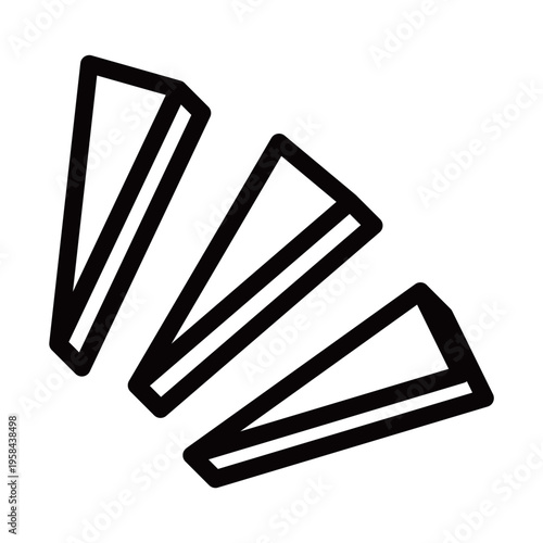 立体的な強調線