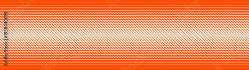 Dynamic orange abstract geometric brutalism with transition effect, Slanted thick to thin stripe vanish backdrop, Unique vector striped linear pattern, gradient halftone widescreen banner