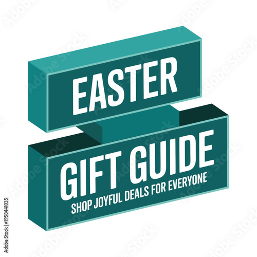 A colorful Easter gift guide graphic with joyful deals for everyone