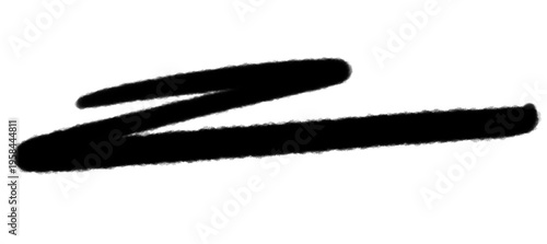 Hand Drawn Underline PNG with Brush Strokes and Rough Texture as Highlight Lines
