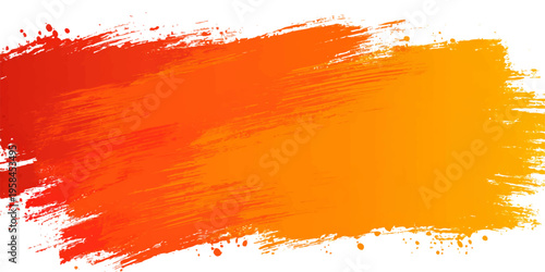 An abstract watercolor background features vibrant red paint splashes and grunge ink textures with artistic brush strokes and splatters on a colorful vector pattern backdrop