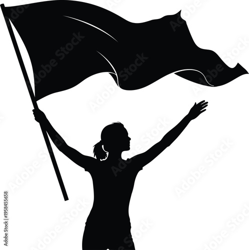 Independence day silhouette celebration freedom