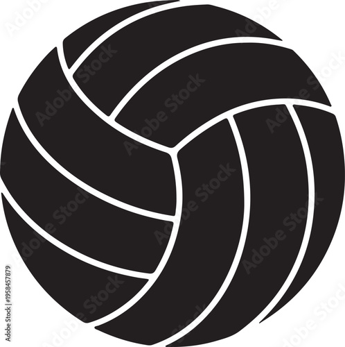 Yarn Ball Silhouette Knitting Thread Isolated on Transparent Background Handmade Craft Vector