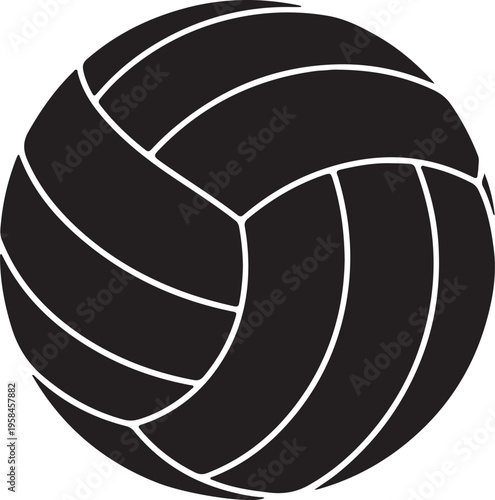 Yarn Ball Silhouette Knitting Thread Isolated on Transparent Background Handmade Craft Vector