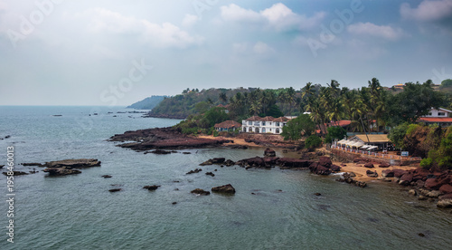 Dona Paula cape is a viewpoint in Panjim city in Goa state of India