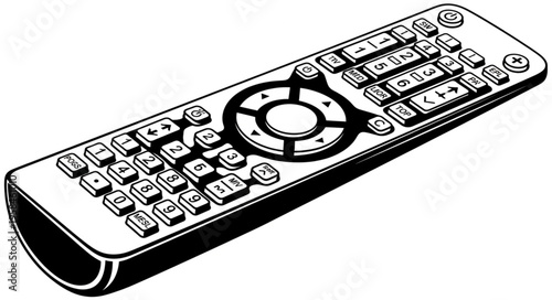 Remote Control Device with Multiple Buttons for Electronic Devices.