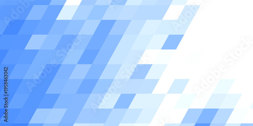 Foto Gradient blue background. Geometric texture of light-dark blue