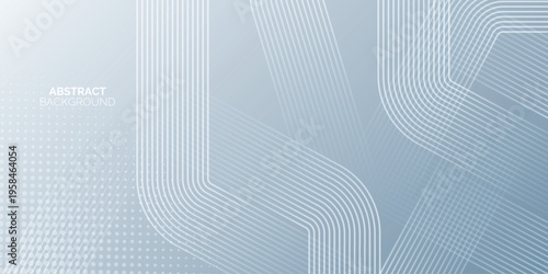 Digital futuristic technology concept. Digital blue abstract background with pattern. Geometric stripe line art design for poster, brochure, cover, banner, website, header