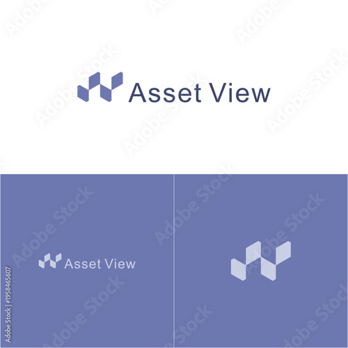 Asset View Logo Design Elements.