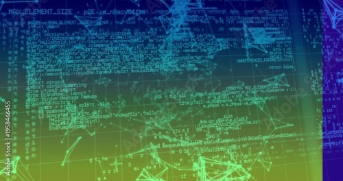 Global networking concept emphasizes a web of digital connections.