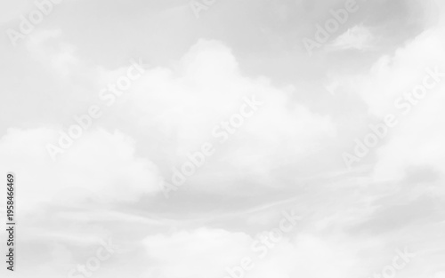 Minimal Gray Sky with Soft Cloud Layers. Minimalist Gray Sky with Cloud Details