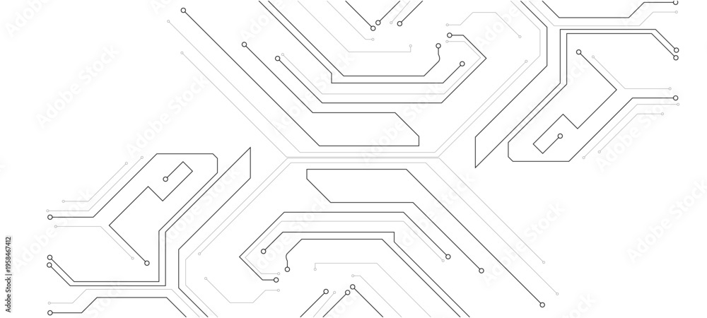 Obraz premium circuit board background